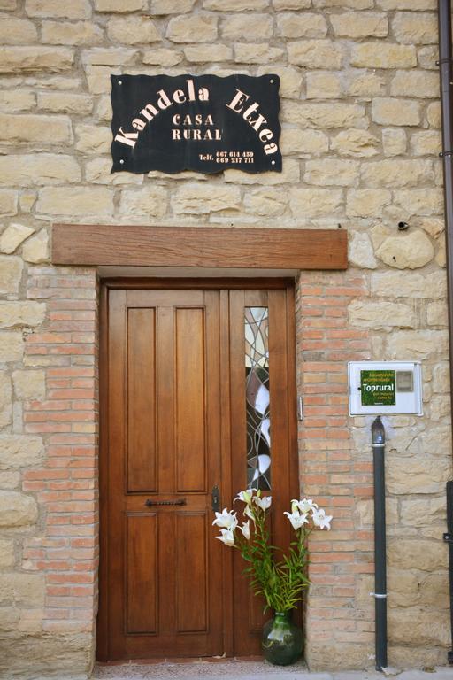 Casa Rural Kandela Etxea La puebla de Labarca 외부 사진